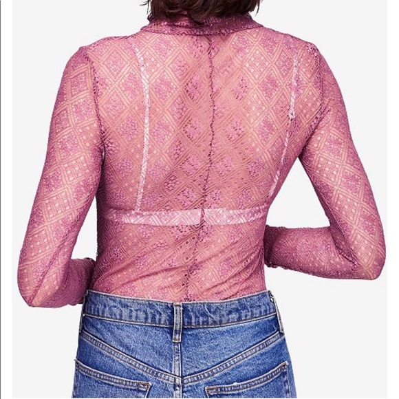 Free People Sweet Memories Sheer Lace Top - Picture 3 of 3